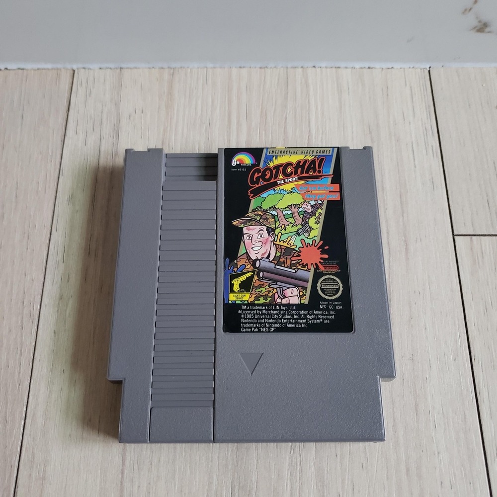 Gotcha! The Sport! Nintendo NES Game LJN Shooter NTSC-U/C Gray Cart Only Japan